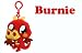 Moshi Monsters Plush - Back Pack Buddy Clip On Burnie #78