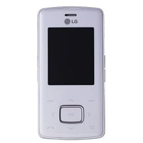 LG KG800 Chocolate Unlocked Cell Phone with Camera, MP3/Video Player--International Version with No Warranty (White)