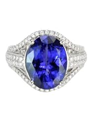 18K Tanzanite Ring with diamonds (NEW ARRIVAL)
