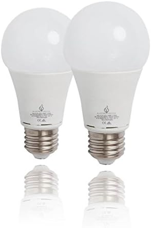 Bluefire High Performance 9 Watts A19 LED Light Bulb, 2800K/ Warm White, 850 Lumens, 60W Replacement - 2PCS Value Pack