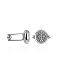 Forzieri Florentine Fleur-de-Lis Silver Plated Cufflinks