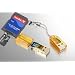 Sandisk MicroSD 2GB (SDSDQ-2048, bulk) & BlueProton USB 2.0 Card Reader Writer (Translucent)