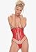 Vinyl Metal Boned Waist Cincher With Zipper Front And Lace Up Back by Leg avenue