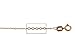 14 kt Pink Gold Cable Chain Necklace 0.7mm 18