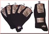 5 Paar Dietzl Herrensocken Schwarz 100 Baumwolle Größe 43-46