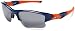 Oakley Men's Flak Jacket XLJ Detroit Tigers Sunglasses,Blue & Orange Frame/Black Lens,one size