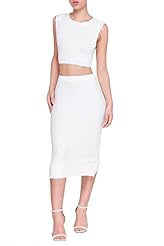 Sexy Sleeveless Polyester/Spandex Cutout Round Neck Club Dress/Party Dress/Midi Dress 