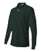 Jerzees Adult Long-Sleeve Jersey Polo with SpotShield - FOREST GREEN - Large