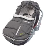 Keep your little bundle of joy bundled tight in this soft, cozy liner for car seats, strollers, joggers or bike trailers. Featuring a durable, water resistant outer shell and adjustable hood, it's specially designed for warmth and protection during the wi