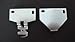 Rollease RB580 Roller Shade Bracket Set, Zinc / 2