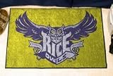 Rice Owls 20x30 inch Starter Rugs/Floor Mats
