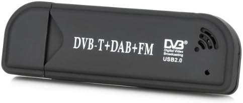 Gmile RTL2832U + R820T Mini DVB-T + DAB+ + FM USB Digital TV Dongle - Black