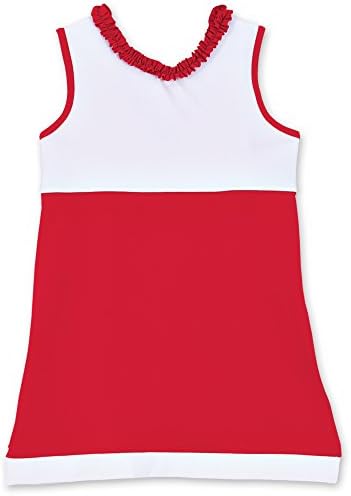 Chez Ami by Patsy Aiken Designs Girls A-Line Tennis Dress Red & White - Size 4