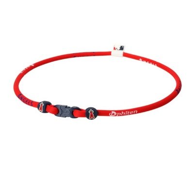 Phiten American League MLB X30 18 inch Titanium Necklace Team: Tampa Bay Rays
