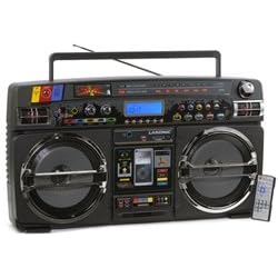Old School Style High Performance Portable Music System with Ipod Slot