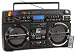 Old School Style High Performance Portable Music System with Ipod Slot