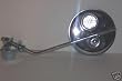 Round Chrome Mirror Clear Reflector Cruiser Bike Bicycle