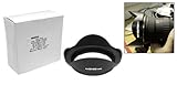 Gino Lens Hood Black EW-83E for Camera Canon EF 20-35mm f/3.5-4.5L EF-S 10-22mm f/3.5-4.5L