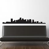 Boston Skyline Wall Decal, Vinyl Sticker
