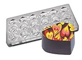 Fat Daddio's PCMM-05 18-Piece Heart Shape Chocolate and Candy Mold Tray Set