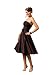 Luxus Cocktailkleid, Farbe braun, Gr.36 von Astrapahl