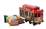 Ghirardelli Chocolate Wooden Cable Car Gift with Squares Chocolates