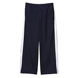 Pro Spirit Navy/White/Grey Boys' Knit Track Pant Closed Hole - M