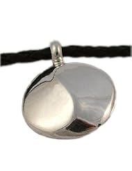 Classic Flowing Yin Yang Pendant in Sterling Silver