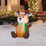 Airblown 3.5 ft Baby Reindeer Christmas Inflatable