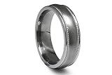 Titanium Band w/ Milgrain Detail by Edward Mirell