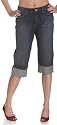 Seven7 Jeans Women's Denim Cuffed Crop Jean