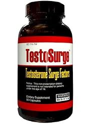 Testo Surge - 90 Capsules Anti-Estrogen & Anti-Aromatase Complex Testosterone Booster Tribulus Terrestris Chrysin