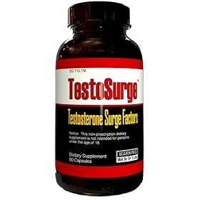 Testo Surge - 90 Capsules Anti-Estrogen & Anti-Aromatase Complex Testosterone Booster Tribulus Terrestris Chrysin