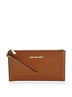 Michael Kors Clutch Bedford Lg Zip (Camel)