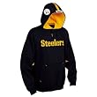 Pittsburgh Steelers NFL Helmet" Hooded Fleece Pullover (Black)"