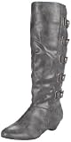 Madden Girl Women's Zhesty Knee-High Boot,Grey Paris,6 M US