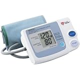 New Omron Hem-711ac Automatic Blood Pressure Monitor AC Adapter Carrying Case Large Digital Display