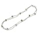 14K White Gold 7.5 1.50ct Colored Diamond Station Bracelet