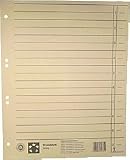 Zoom Produkt-Bild: 5 Star 9521108794 Trennbl&auml;tter farbig 30x24 cm chamois RC Karton 180 g/qm Inh.100