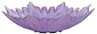 Colorful Recycled Art Glass Large Grape Splash Bowl 15"D, 3.75"H