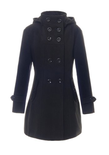 Hee Grand Women Wool Blends Coat Slim Trench Winter Coat