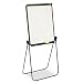 Total Erase Presentation Dry-Erase Easel, 26 x 34, White, Black Steel Frame