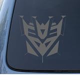 TRANSFORMERS DECEPTICON - Car, Truck, Notebook, Vinyl Decal Sticker #1037 | Vinyl Color: Silver