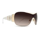 VON ZIPPER SAFFRON GOLD WHITE WITH GRADIENT LENS SUNGLASSES SHADES