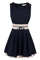 Chiffon/Polyester  Belted Sleeveless  Dress With a Sash  and Ruffles