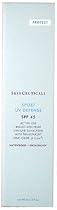 Skinceuticals  Sport UV Defense Active Use Broad-spectrum UVA/UVB Sunscreen SPF 45, 3-Ounce Tube