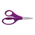 Fiskars 94167097J Kids Classic Pointed Tip Scissors, 5-Inch, Assorted Colors