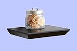 Ennospace 10 Inch x 8 Inch x 1.25 Inch Oliver Wall Shelf Display Floating Shelves Black