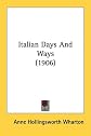 Italian days and ways,