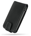 Luxury Black Leather Flip Style Case for T-Mobile G1 / HTC Dream